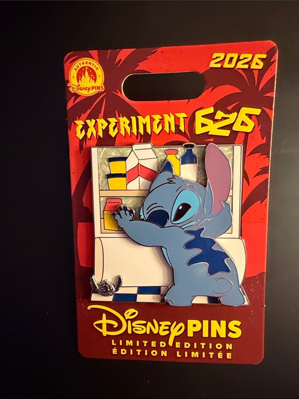 Disney Experiment 626 Stitch Fridge Pin - Limited Edition 2026